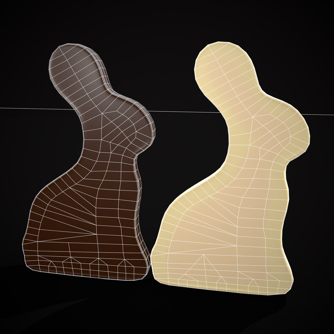 3D Easter Chocolate Bunny Model - TurboSquid 2059496