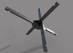 Anti-tank hedgehog model