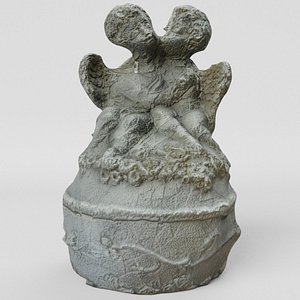 Destroyed Sculpture of Angels