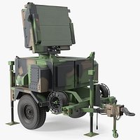 MPQ-64 Sentinel Radar Green Camo