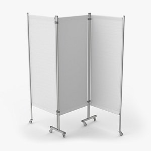Mobile Folding Hospital Privacy Screen model