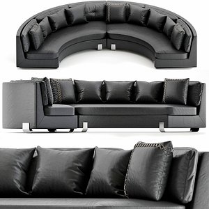 MARIE Sectional sofa By VOLPI 3d model