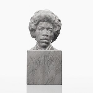 Jimi Hendrix - Modular Portrait Bust printable