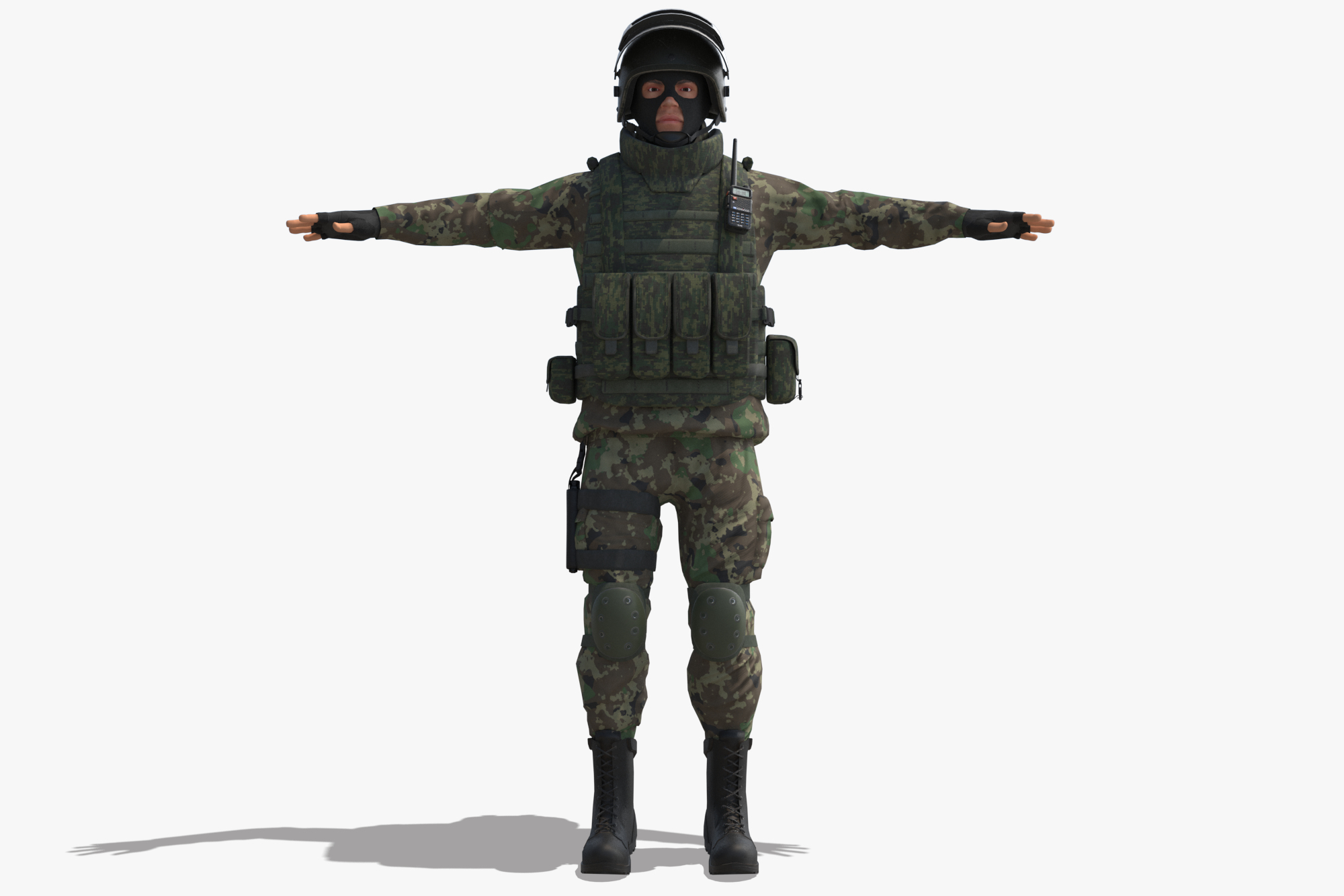 Military Male Russian Soldier 3D Model - TurboSquid 1302247