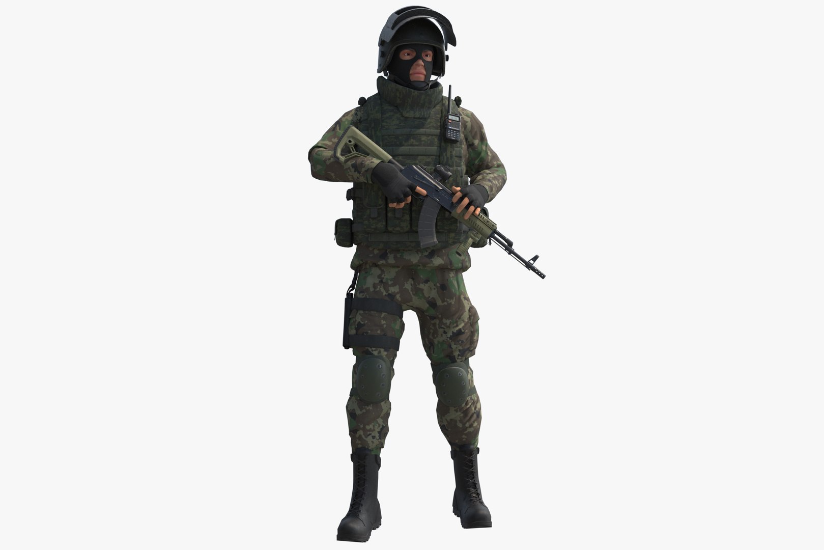 Military male russian soldier 3D model - TurboSquid 1302247