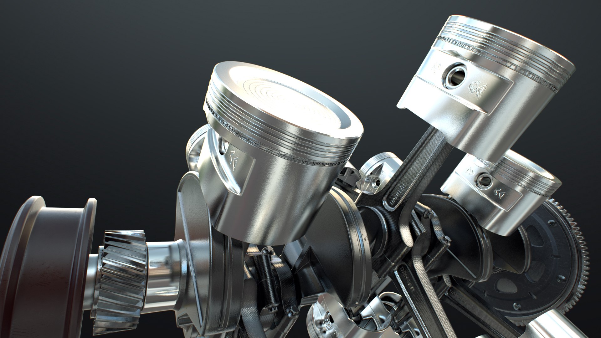 3d x12 engine working animated model turbosquid 1969651