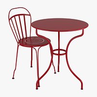 fermob Louvre Chair And Opera Table
