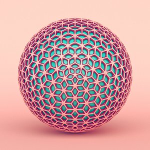 abstract ball 3D model