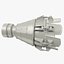 jet engine 3D model