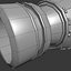 jet engine 3D model