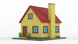 3D Cartoon House