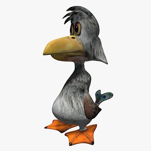 Rare Bird Rigged Cartoon