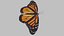 3D monarch butterfly