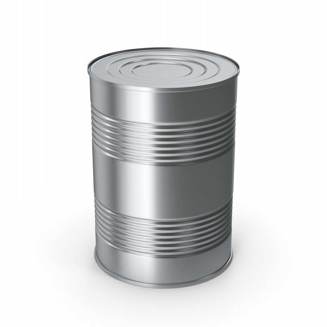 Tin Can 3D Model - TurboSquid 2215252