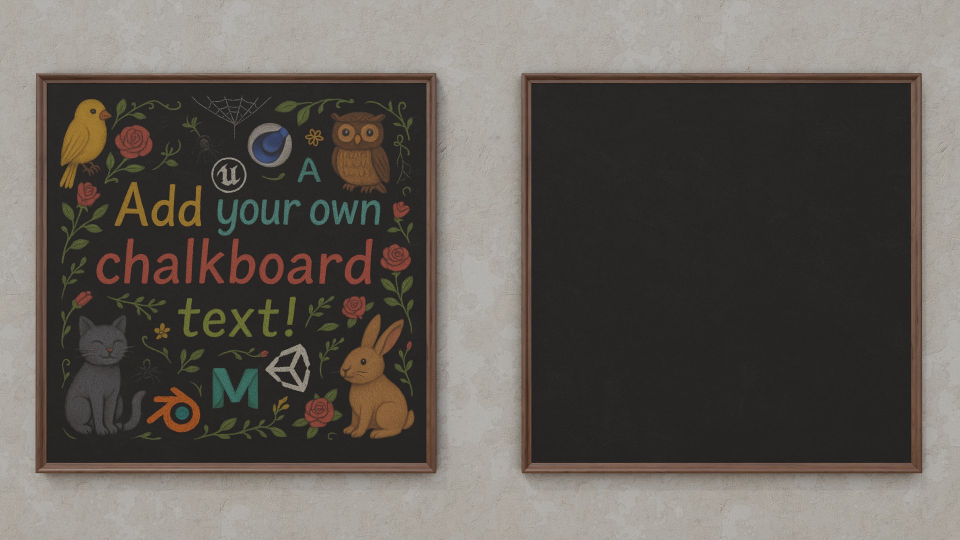 3D Modern Restaurant Signage Set - Customizable Chalkboards https://p.turbosquid.com/ts-thumb/lU/2ca4PS/D3/d4/png/1747666004/1920x1080/fit_q87/7330e1052ba1ef83c832be65c3335ea102453588/d4.jpg