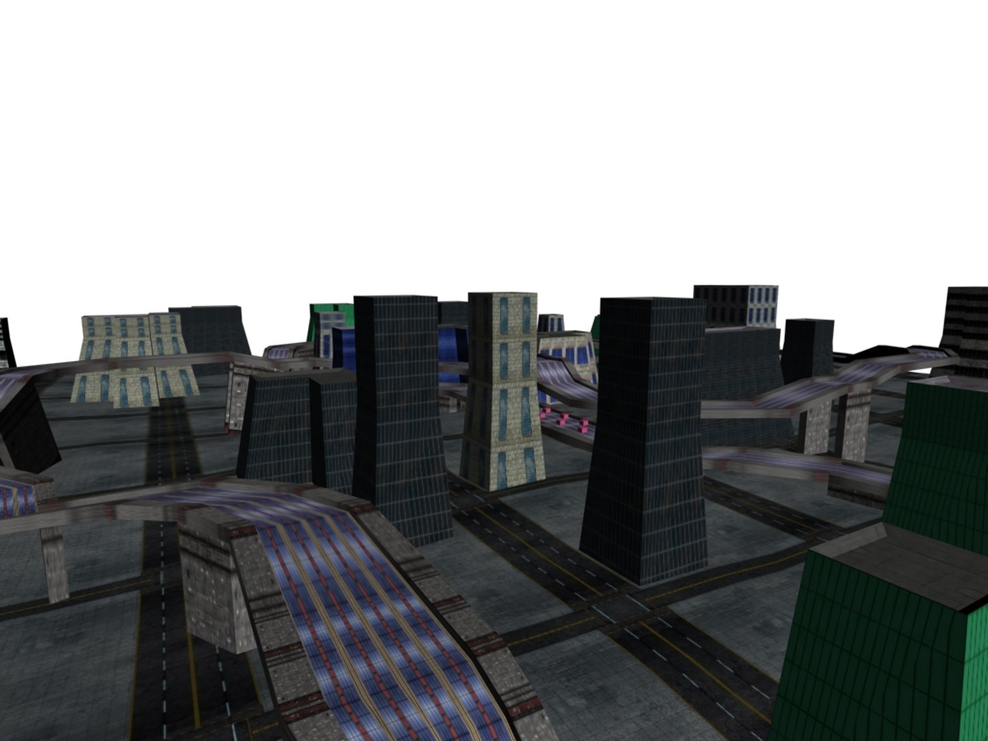 3d Race Track Racer Model