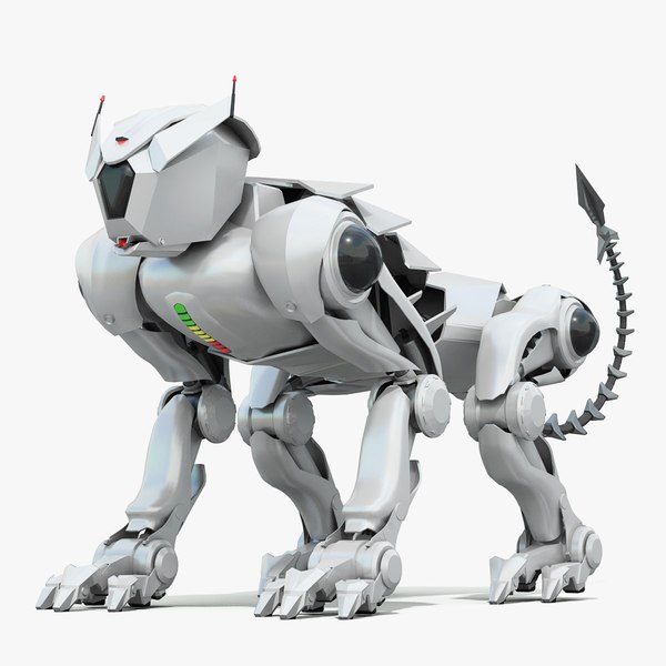 3D Sci-Fi Tiger Robot - Fighting Animal Concept 2022 model