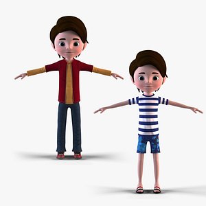 Cartoon Boy - No Rig
