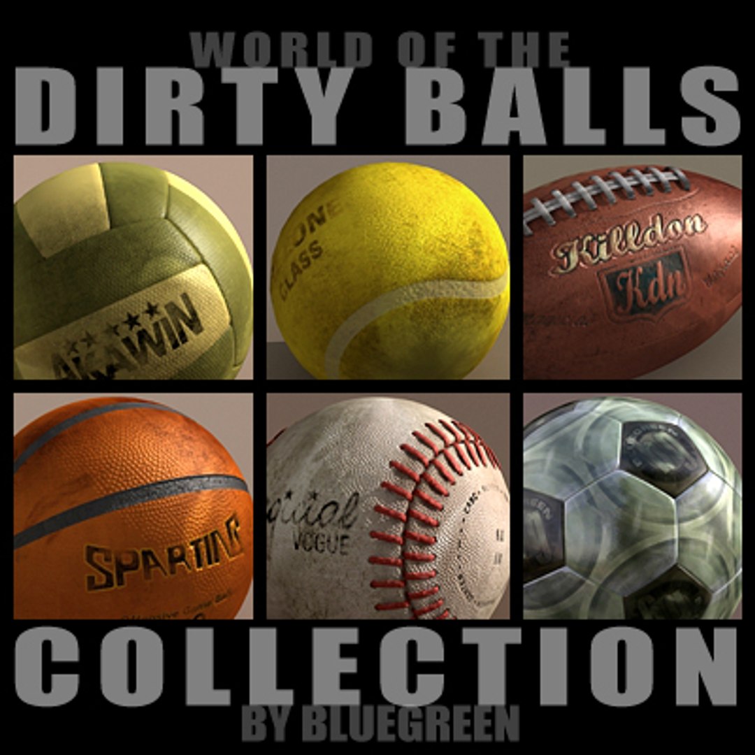 3d Dirty Balls Model