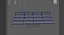 portable bleacher unit 03 3D model