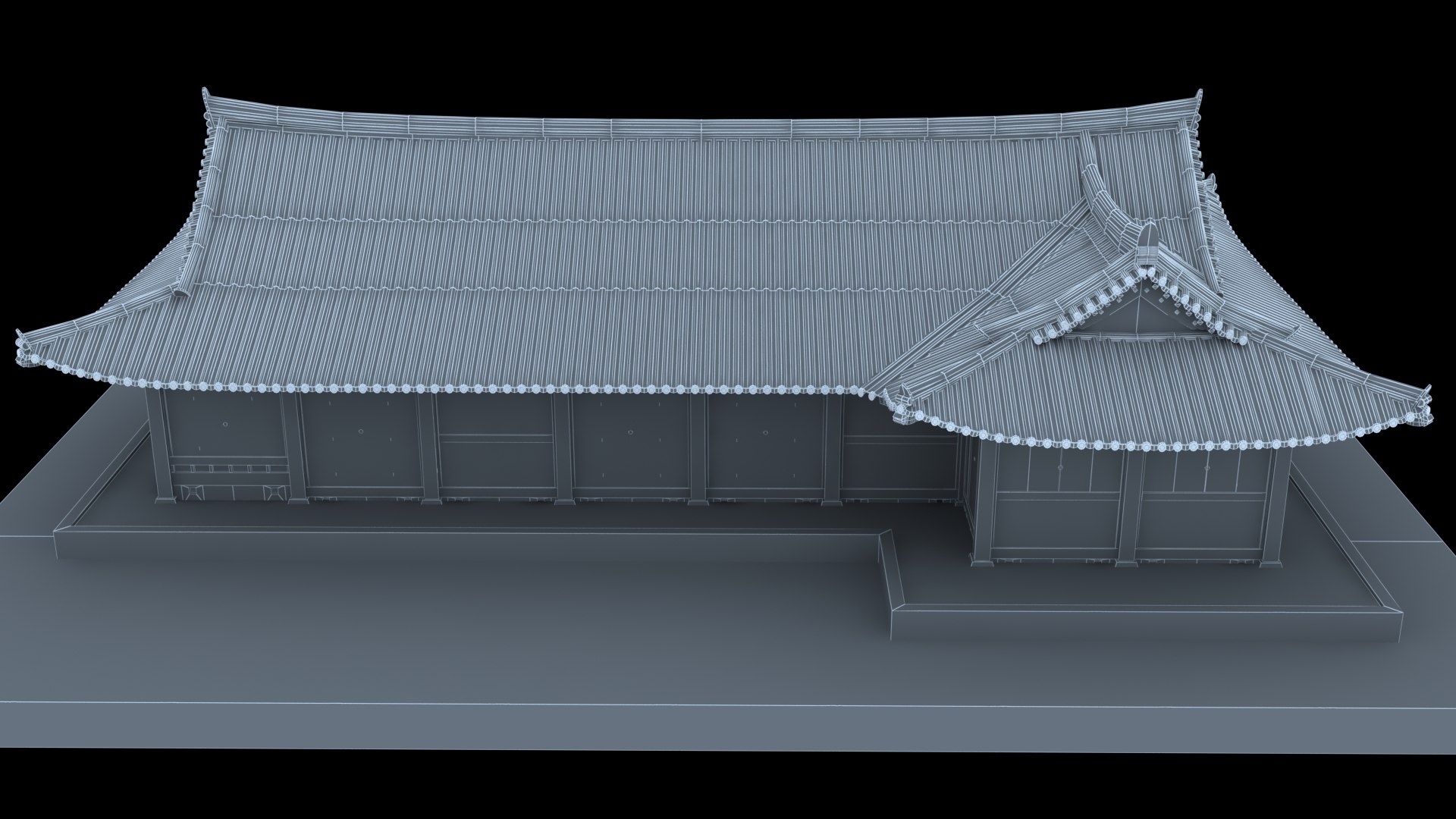 Korea House Hanok L 3D Model - TurboSquid 2019919