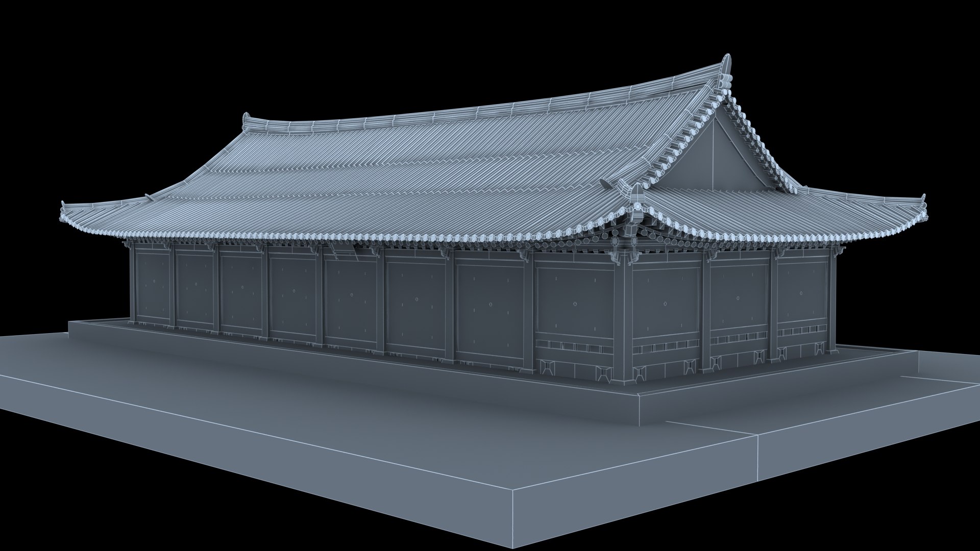Korea House Hanok L 3D Model - TurboSquid 2019919