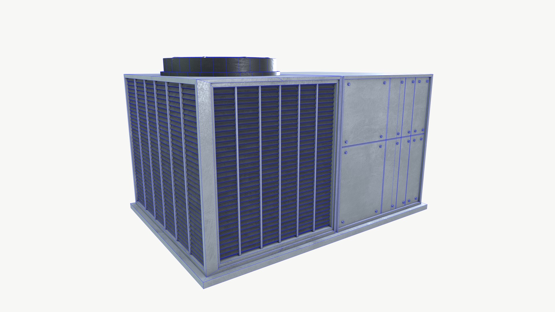 Rooftop Air Conditioning Unit model https://p.turbosquid.com/ts-thumb/lU/LeNWJO/z7/wireframe_001/png/1762260548/1920x1080/fit_q87/e5ece130654a7960e72716e2a2c00b0d7ff3a90e/wireframe_001.jpg