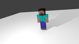 [Minecraft] Steve - (CrinkleCCC) Blender Model with Rig (AND Head Layers)