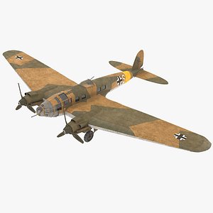 Heinkel He 111 german bomber aircraft