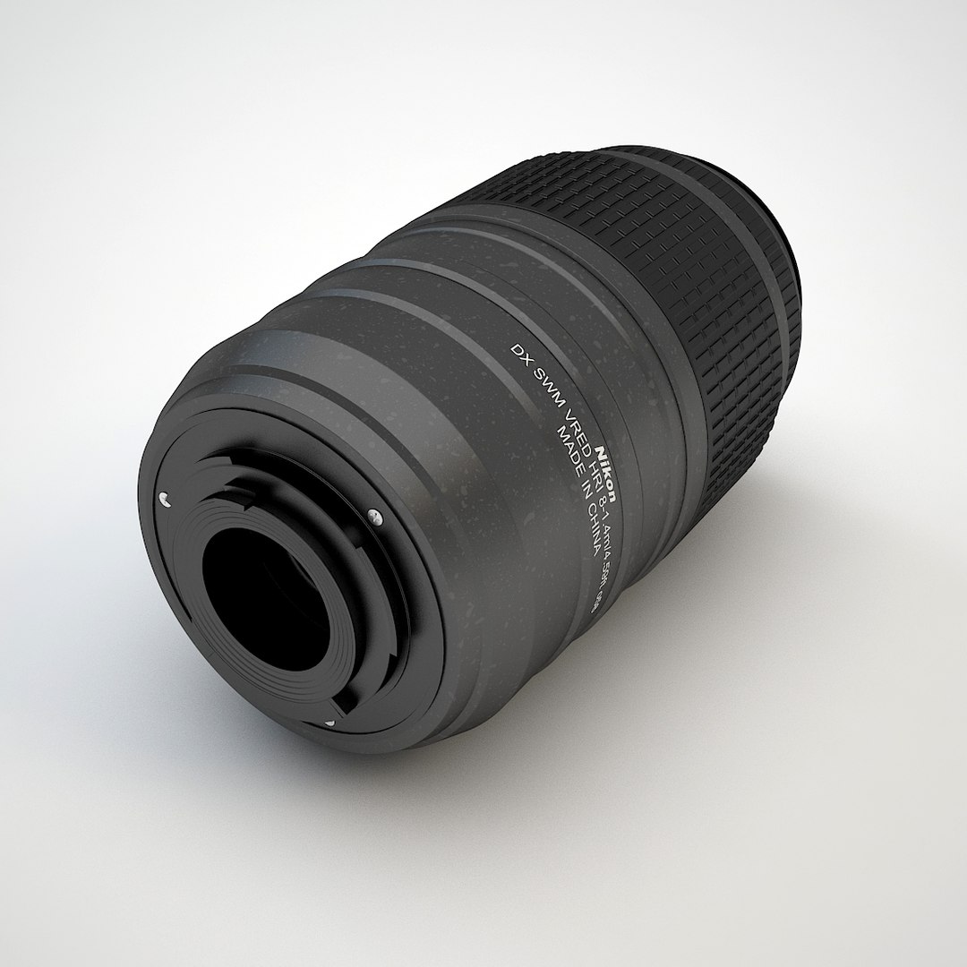 Nikon Camera Lens 55300mm 3d Max