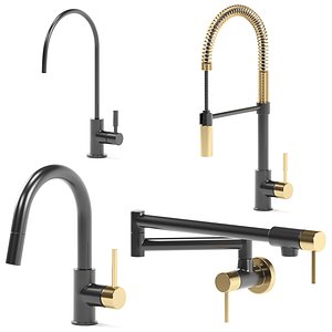 ZLINE kitchen faucets collection 3D