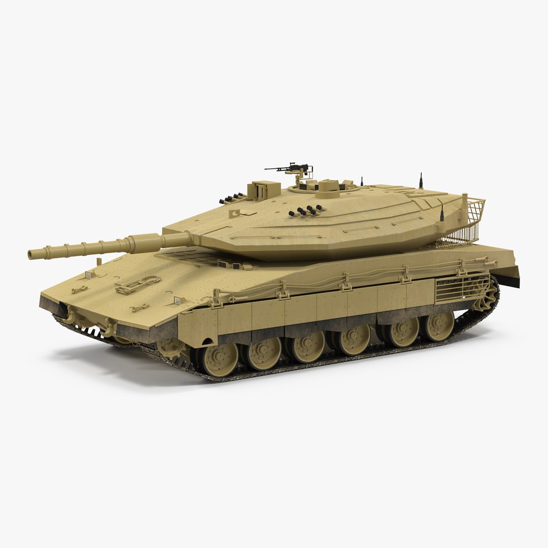 Merkava Mk IV 2 3D model preview