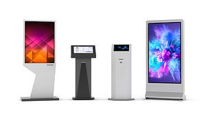 Electronic Kiosk Collection 3D model