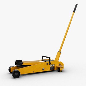 3D Hydraulic Car Jack model