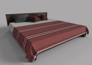 ethnic bed 3D model