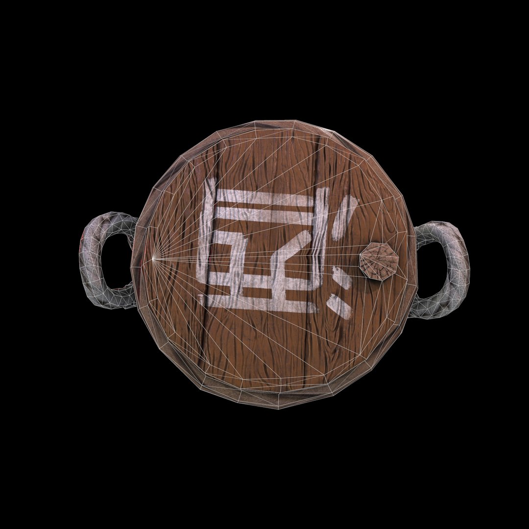 Barrel Sake 3D Model - TurboSquid 1190821