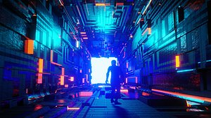 Sci-Fi Tunnel Environment