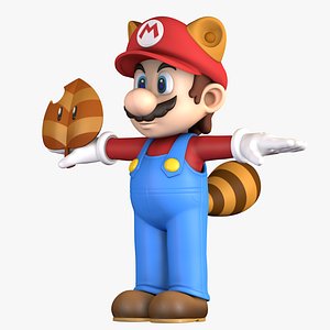Raccoon Tail Super Mario Bros Character - Super Leaf