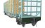 Flachwagenladung transportieren