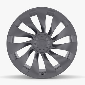 3D Tesla Car Rim 01 model