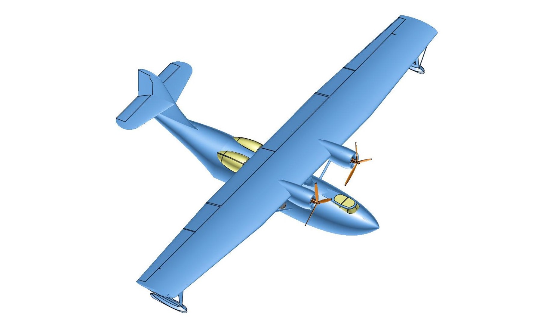 3D Model Consolidated Pby Catalina Solid - TurboSquid 1465681