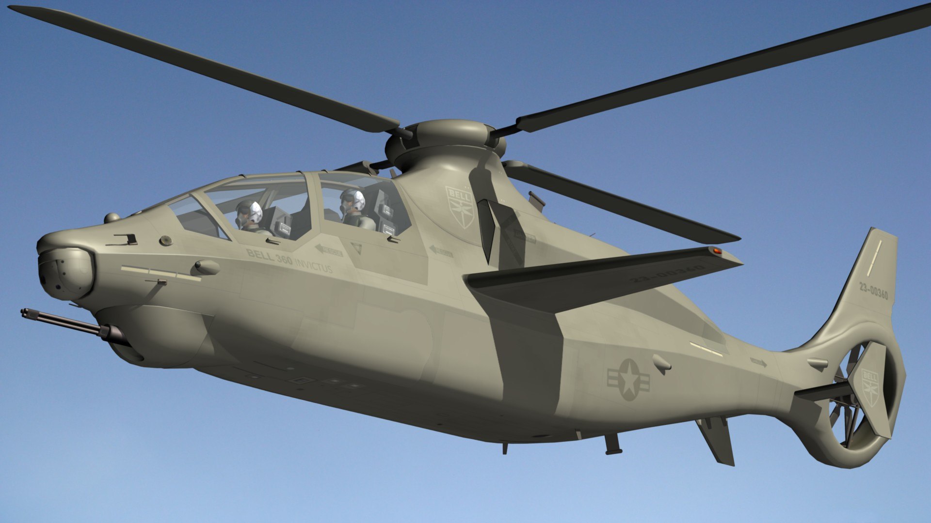 Bell 360 Invictus Helicopter Model - TurboSquid 1593920