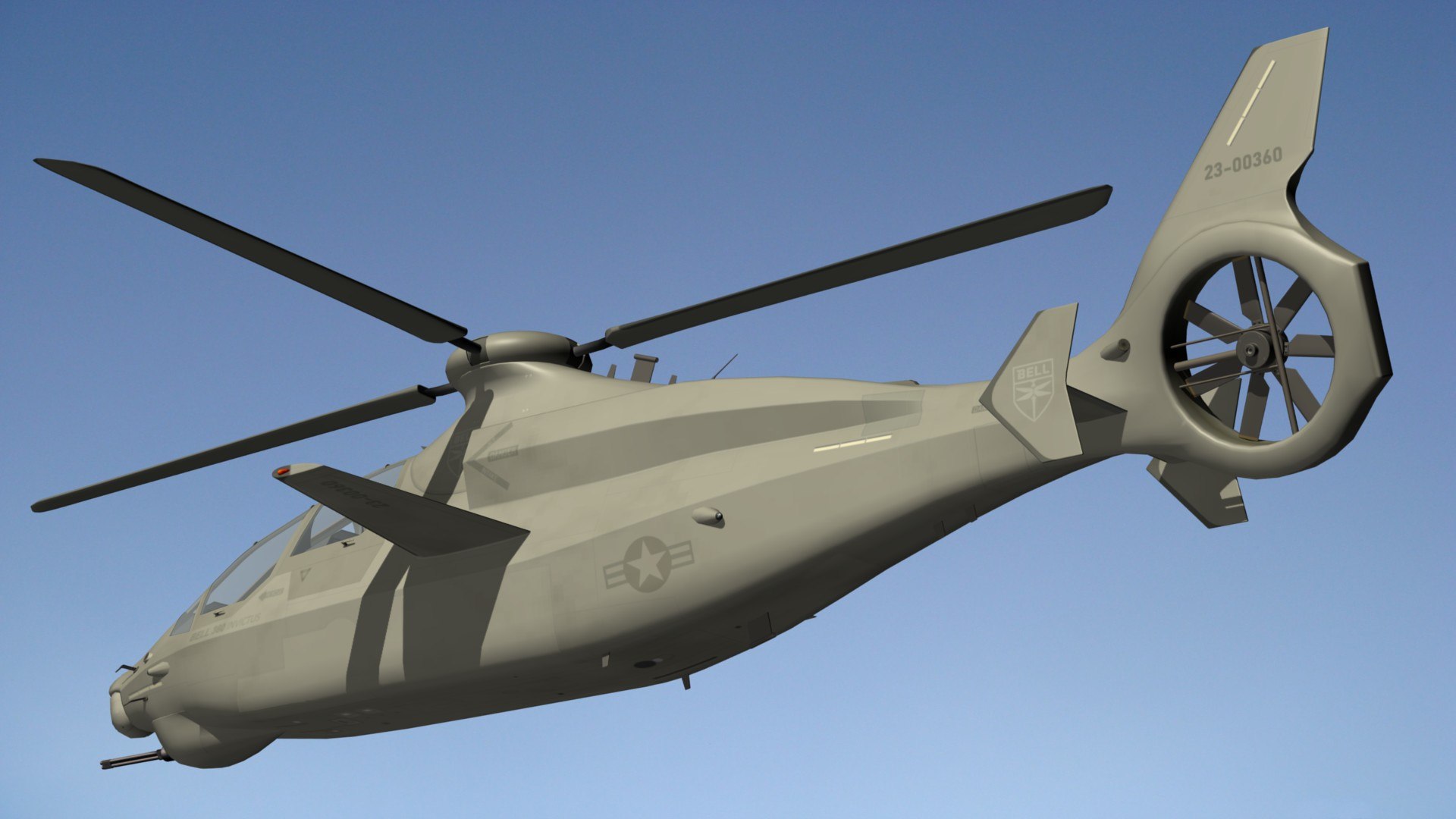 Bell 360 Invictus Helicopter Model - TurboSquid 1593920