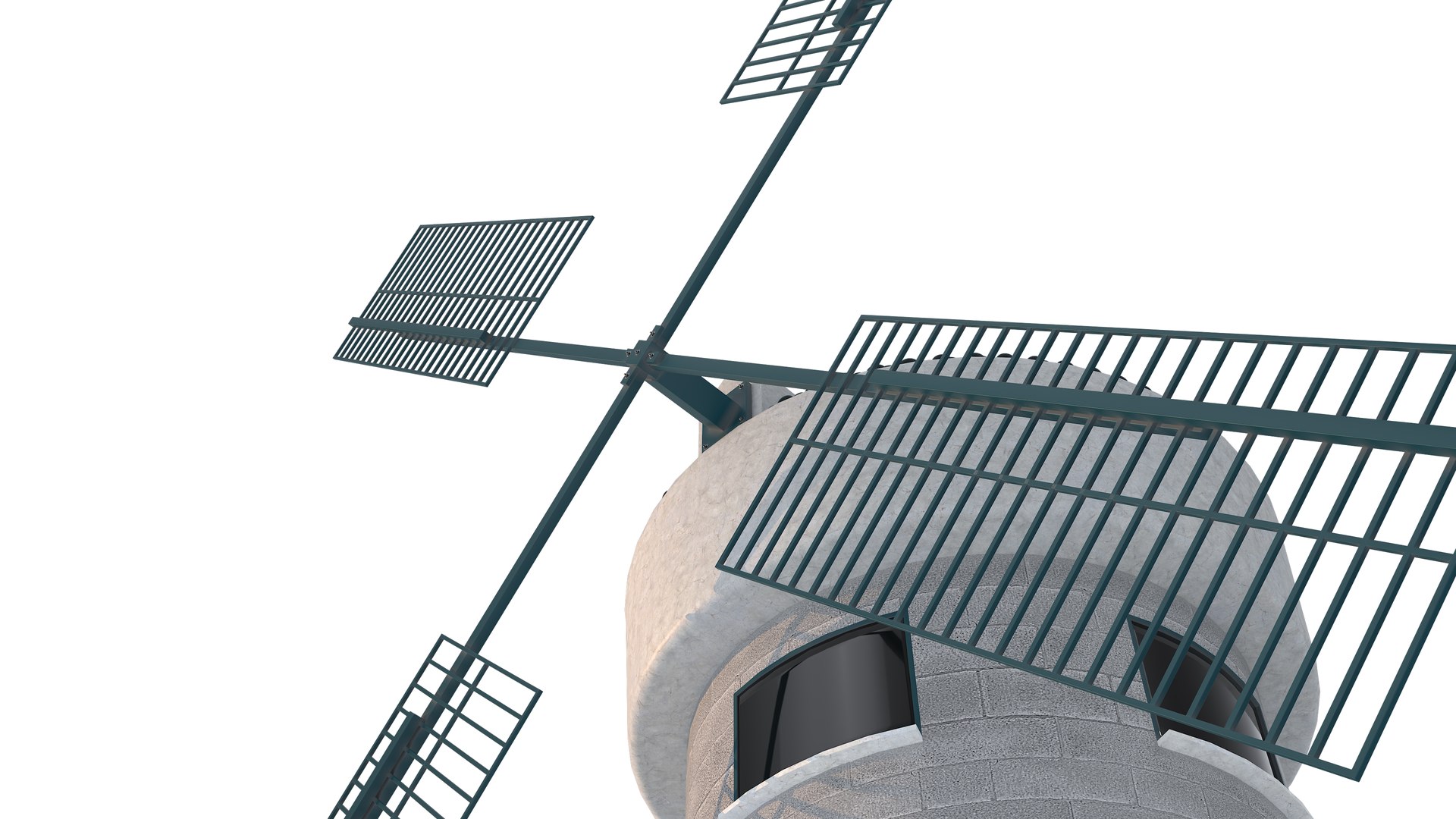 3D Model Old Windmill - TurboSquid 2284611