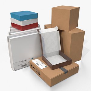 Cardboard Box Collection - Mixed Proportion Set