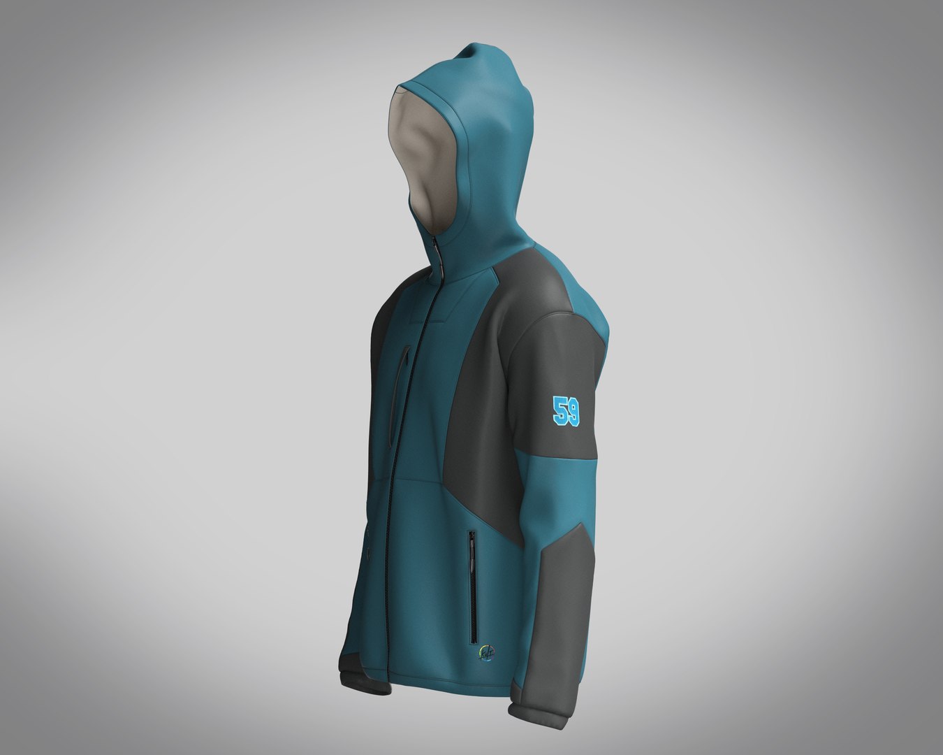 3D Model Shell Ski Jacket - TurboSquid 1988923