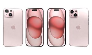 3D model Apple iPhone 15 All Colors