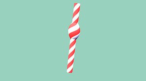 free straw gulping 3d model