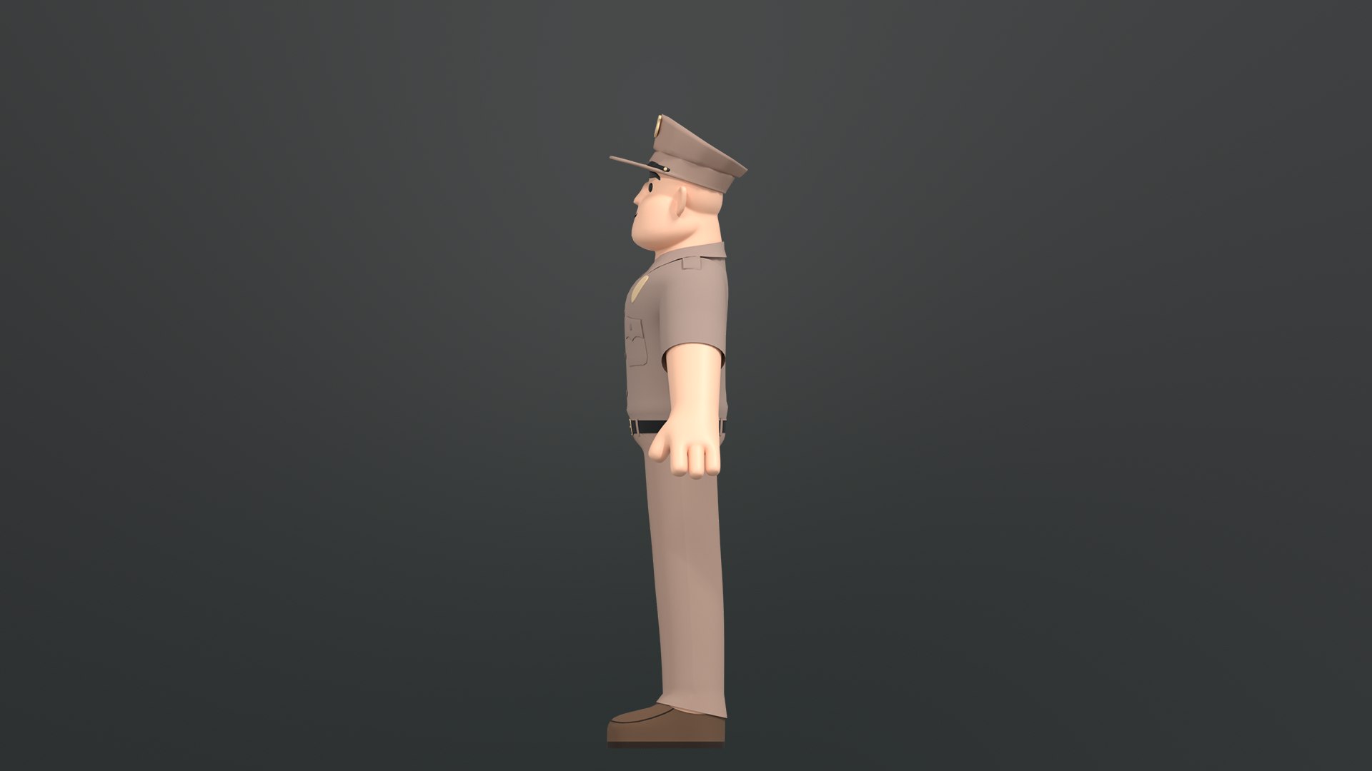Minimal Cop 2 3D Model - TurboSquid 2286956