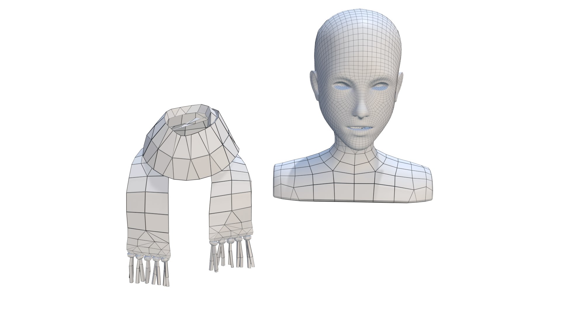 Winter Scarf 3D Model - TurboSquid 2376486